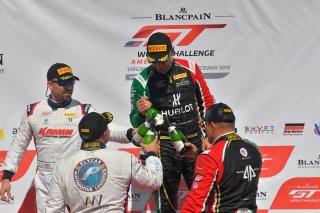 #7 Ferrari 488 GT3 of Martin Fuentes and Caeser Bacarella 

#19 Ferrari 488 GT3 of Christopher Cagnazzi and Brian Kaminskey

VIRginia International Raceway, Alton VA | Gavin Baker/SRO
