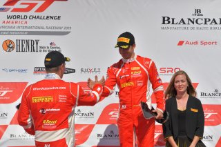 #61 Ferrari 488 GT3 of Miguel Molina and Toni Vilander 

VIRginia International Raceway, Alton VA | Gavin Baker/SRO
