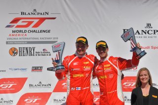 #61 Ferrari 488 GT3 of Miguel Molina and Toni Vilander 

VIRginia International Raceway, Alton VA | Gavin Baker/SRO
