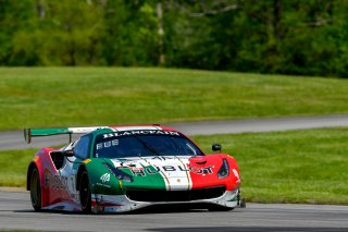 #7 Ferrari 488 GT3 of Martin Fuentes and Caeser Bacarella 

VIRginia International Raceway, Alton VA | Gavin Baker/SRO
