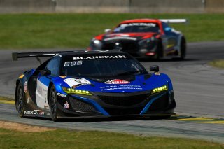 #5 Acura NSX of Ryan Eversley and Till Bechtolsheimer 

VIRginia International Raceway, Alton VA | Gavin Baker/SRO
