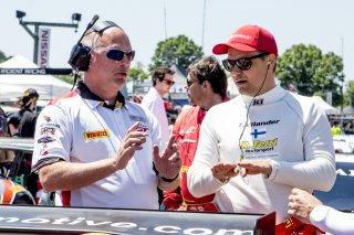#61, Ferrari 488 GT3, Miguel Molina and Toni Vilander, GT SprintX, VIRginia International Raceway, Alton VA
 | Brian Cleary/SRO
