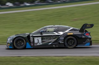 #3, Bentley Continental GT3, Rodrigo Baptista and Maxime Soulet, GT SprintX, VIRginia International Raceway, Alton VA
 | Brian Cleary/SRO
