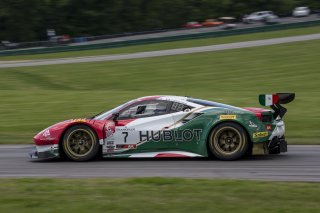 #7, Ferrari 488 GT3, Martin Fuentes and Caeser Bacarella, GT SprintX, VIRginia International Raceway, Alton VA
 | Brian Cleary/SRO
