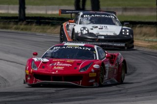 #61, Ferrari 488 GT3, Miguel Molina and Toni Vilander, GT SprintX, VIRginia International Raceway, Alton VA
 | Brian Cleary/SRO
