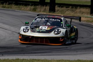 #24, Porsche 911 GT3 R (991), Wolf Henzler and Marco Holzer, GT SprintX, VIRginia International Raceway, Alton VA
 | Brian Cleary/SRO
