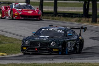 #3, Bentley Continental GT3, Rodrigo Baptista and Maxime Soulet, GT SprintX, VIRginia International Raceway, Alton VA
 | Brian Cleary/SRO
