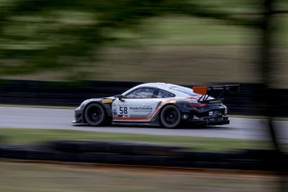 #58, Porsche 911 GT3 R (991), Patrick Long and Scott Hargrove, GT SprintX, VIRginia International Raceway, Alton VA
 | Brian Cleary/SRO
