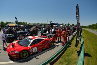 #61 Ferrari 488 GT3 of Miguel Molina and Toni Vilander 

VIRginia International Raceway, Alton VA | Gavin Baker/SRO
