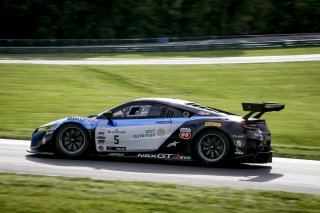 #5 Acura NSX of Ryan Eversley and Till Bechtolsheimer 

VIRginia International Raceway, Alton VA                                | SRO Motorsports Group