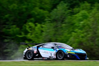 #5 Acura NSX of Ryan Eversley and Till Bechtolsheimer 

VIRginia International Raceway, Alton VA | Gavin Baker/SRO
