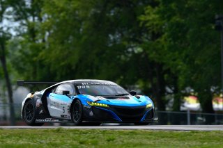#5 Acura NSX of Ryan Eversley and Till Bechtolsheimer 

VIRginia International Raceway, Alton VA | Gavin Baker/SRO
