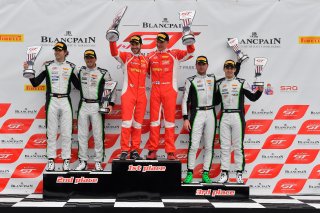#61 Ferrari 488 GT3 of Miguel Molina and Toni Vilander, Alvaro Parente, and Andy Soucek, Rodrigo Baptista, and Maxime Soulet

Castrol Victoria Day SpeedFest Weekend, Clarington ON | Gavin Baker/SRO
