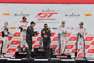 #5 Acura NSX of Till Bechtolsheimer and Marc Miller, Martin Barkey, and Kyle Marcelli, George Kurtz, and Colin Braun

Castrol Victoria Day SpeedFest Weekend, Clarington ON | Gavin Baker/SRO
