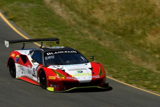 #19 Ferrari 488 GT3 of Christopher Cagnazzi and Andy Lally 

SRO at Sonoma Raceway, Sonoma CA | Gavin Baker/SRO
