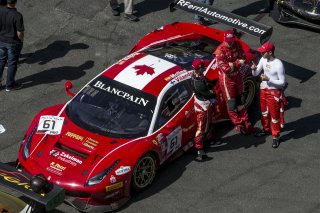 #61, R. Ferri Motorsport, Ferrari 488 GT3, Miguel Molina and Toni Vilander, Ferrari of Ontario / Toronto / Alberta, SRO at Sonoma Raceway, Sonoma CA
 | Brian Cleary/SRO

