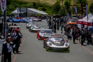 #22, Alegra Motorsports, Porsche 911 GT3 R (991), Michael De Quesada and Daniel Morad, Insync Healthcare Solutions, SRO at Sonoma Raceway, Sonoma CA
 | Brian Cleary/SRO
