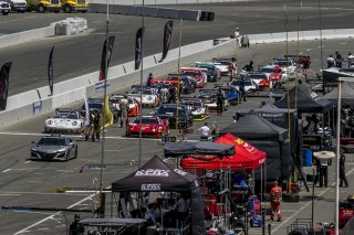 #61, R. Ferri Motorsport, Ferrari 488 GT3, Miguel Molina and Toni Vilander, Ferrari of Ontario / Toronto / Alberta, SRO at Sonoma Raceway, Sonoma CA
 | Brian Cleary/SRO
