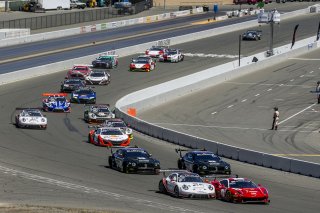 #61, R. Ferri Motorsport, Ferrari 488 GT3, Miguel Molina and Toni Vilander, Ferrari of Ontario / Toronto / Alberta, SRO at Sonoma Raceway, Sonoma CA
 | Brian Cleary/SRO
