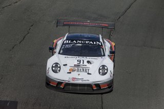 #91, Wright Motorsports, Porsche 911 GT3 R (991), Anthony Imperato and Matt Campbell, Henry Rifle, SRO at Sonoma Raceway, Sonoma CA
 | Brian Cleary/SRO

