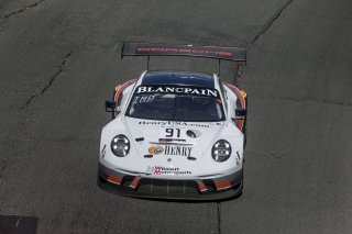 #91, Wright Motorsports, Porsche 911 GT3 R (991), Anthony Imperato and Matt Campbell, Henry Rifle, SRO at Sonoma Raceway, Sonoma CA
 | Brian Cleary/SRO
