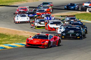 #61 Ferrari 488 GT3 of Miguel Molina and Toni Vilander 

SRO at Sonoma Raceway, Sonoma CA | Fabian Lagunas/SRO
