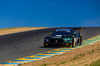 #9 Bentley Continental GT3 of Alvaro Parente and Andy Soucek 

SRO at Sonoma Raceway, Sonoma CA | Fabian Lagunas/SRO