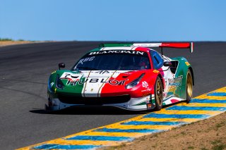 #7 Ferrari 488 GT3 of Martin Fuentes and Caeser Bacarella 

SRO at Sonoma Raceway, Sonoma CA | Fabian Lagunas/SRO