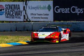 #19 Ferrari 488 GT3 of Christopher Cagnazzi and Andy Lally 

SRO at Sonoma Raceway, Sonoma CA | Fabian Lagunas/SRO