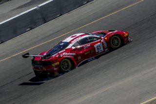 #61, R. Ferri Motorsport, Ferrari 488 GT3, Miguel Molina and Toni Vilander, Ferrari of Ontario / Toronto / Alberta, SRO at Sonoma Raceway, Sonoma CA
 | Brian Cleary/SRO
