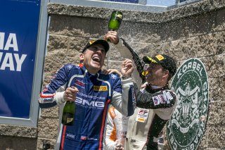 #14, GMG Racing, Porsche 911 GT3 R (991), James Sofronas and Dirk Werner, SRO at Sonoma Raceway, Sonoma CA
 | Brian Cleary/SRO
