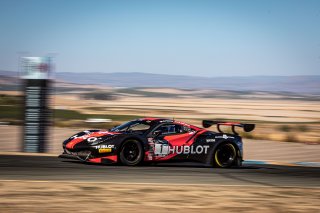 #1 Ferrari 488 GT3 of Martin Fuentes and Rodrigo Baptista, TR3 Racing, GT3 Pro-Am, 2020 SRO Motorsports Group - Sonoma Raceway, Sonoma CA
 | Regis Lefebure/SRO                                       