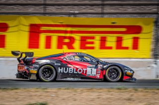 #1 Ferrari 488 GT3 of Martin Fuentes and Rodrigo Baptista, TR3 Racing, GT3 Pro-Am, 2020 SRO Motorsports Group - Sonoma Raceway, Sonoma CA
 | Brian Cleary    
