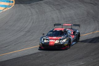 #1 Ferrari 488 GT3 of Martin Fuentes and Rodrigo Baptista, TR3 Racing, GT3 Pro-Am, 2020 SRO Motorsports Group - Sonoma Raceway, Sonoma CA
 | Brian Cleary                                             