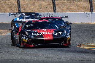 #1 Ferrari 488 GT3 of Martin Fuentes and Rodrigo Baptista, TR3 Racing, GT3 Pro-Am, 2020 SRO Motorsports Group - Sonoma Raceway, Sonoma CA
 | Brian Cleary                                             