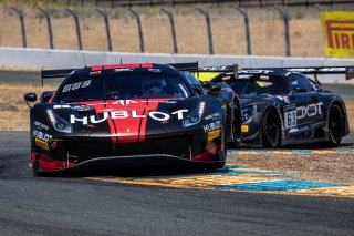 #1 Ferrari 488 GT3 of Martin Fuentes and Rodrigo Baptista, TR3 Racing, GT3 Pro-Am, 2020 SRO Motorsports Group - Sonoma Raceway, Sonoma CA
 | Brian Cleary                                             
