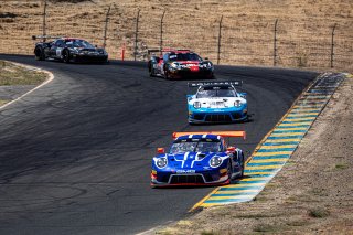 #14 Porsche 911 GT3 of James Sofronas and Jeroen Bleekemolen, GMG Racing, GT3 Pro-Am, 2020 SRO Motorsports Group - Sonoma Raceway, Sonoma CA
 | Brian Cleary                                             