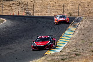 #93 Acura NSX GT3 of Shelby Blackstock and Trent Hindman, Racers Edge Motorsports, GT3 Pro-Am, 2020 SRO Motorsports Group - Sonoma Raceway, Sonoma CA
 | Brian Cleary                                             