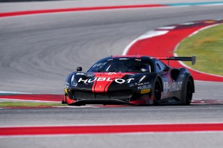 #1 Ferrari 488 GT3 of Martin Fuentes and Rodrigo Baptista, TR3 Racing, GT3 Pro-Am,    
2020 SRO Motorsports Group - COTA2, Austin TX
Photographer: Gavin Baker/SRO | © 2020 Gavin Baker
