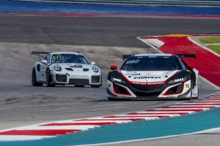 #80 Acura NSX GT3 of Ziad Ghandour and Kyle Marcelli, Racers Edge Motorsports, GT3 Pro-Am, SRO America, Circuit of the Americas, Austin TX, September 2020.
 | Brian Cleary/SRO