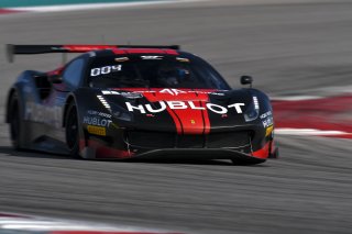 #1 Ferrari 488 GT3 of Martin Fuentes and Rodrigo Baptista, TR3 Racing, GT3 Pro-Am,    
2020 SRO Motorsports Group - COTA2, Austin TX
Photographer: Gavin Baker/SRO | &copy; 2020 Gavin Baker
