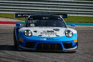 #20 Porsche 911 GT3 R of Fred Poordad and Jan Heylen, Wright Motorsports, GT3 Am, SRO America, Circuit of the Americas, Austin TX, September 2020.
 | Sarah Weeks/SRO             