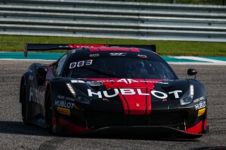 #1 Ferrari 488 GT3 of Martin Fuentes and Rodrigo Baptista, TR3 Racing, GT3 Pro-Am, SRO America, Circuit of the Americas, Austin TX, September 2020.
 | Sarah Weeks/SRO             