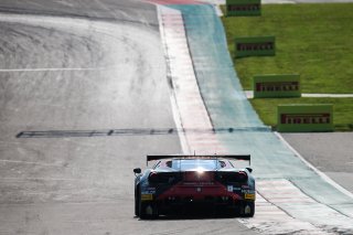 #1 Ferrari 488 GT3 of Martin Fuentes and Rodrigo Baptista, TR3 Racing, GT3 Pro-Am, SRO America, Circuit of the Americas, Austin TX, September 2020.
 | Sarah Weeks/SRO             