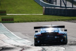 #20 Porsche 911 GT3 R of Fred Poordad and Jan Heylen, Wright Motorsports, GT3 Am, SRO America, Circuit of the Americas, Austin TX, September 2020.
 | Sarah Weeks/SRO             