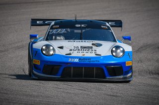 #20 Porsche 911 GT3 R of Fred Poordad and Jan Heylen, Wright Motorsports, GT3 Am, SRO America, Circuit of the Americas, Austin TX, September 2020.
 | SRO Motorsports Group