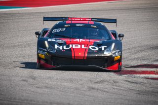 #1 Ferrari 488 GT3 of Martin Fuentes and Rodrigo Baptista, TR3 Racing, GT3 Pro-Am, SRO America, Circuit of the Americas, Austin TX, September 2020.
 | SRO Motorsports Group