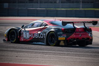 #1 Ferrari 488 GT3 of Martin Fuentes and Rodrigo Baptista, TR3 Racing, GT3 Pro-Am, SRO America, Circuit of the Americas, Austin TX, September 2020.
 | SRO Motorsports Group