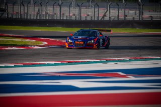 #14 Porsche 911 GT3 of James Sofronas and Jeroen Bleekemolen, GMG Racing, GT3 Pro-Am, SRO America, Circuit of the Americas, Austin TX, September 2020.
 | SRO Motorsports Group