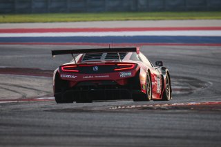 #93 Acura NSX GT3 of Shelby Blackstock and Trent Hindman, Racers Edge Motorsports, GT3 Pro-Am, SRO America, Circuit of the Americas, Austin TX, September 2020.
 | Sarah Weeks/SRO             